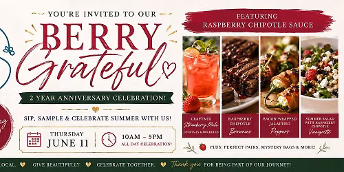 Berry Grateful 2 Year Anniversary Celebration