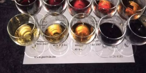 Portvinssmagning med spisning og koncert