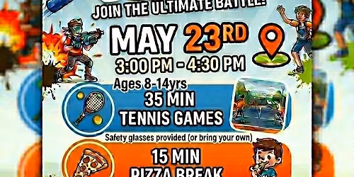 Nerf War Tennis Party