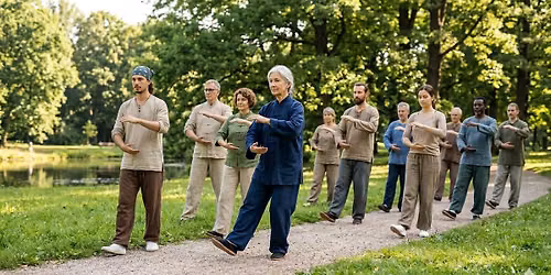 TaiChi Walking Moving Meditation in the Open Air