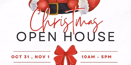 Christmas Open House and 1 year anniversary!
