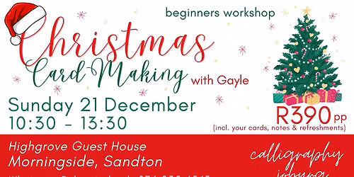 Christmas Card Making Workshop - Morningside, Sandton