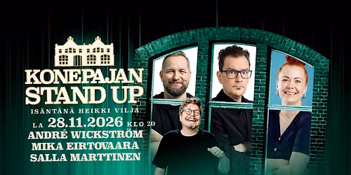 La 28.11. Andre Wickstr\u00f6m, Mika Eirtovaara, Salla Marttinen, is\u00e4nt\u00e4n\u00e4 Heikki Vilja