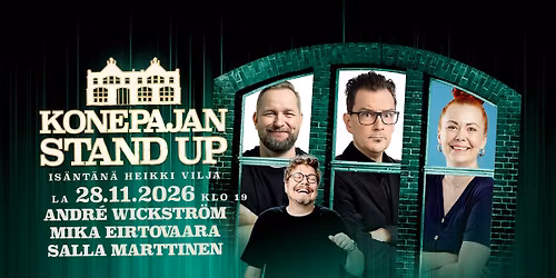 La 28.11. Andre Wickstr\u00f6m, Mika Eirtovaara, Salla Marttinen, is\u00e4nt\u00e4n\u00e4 Heikki Vilja