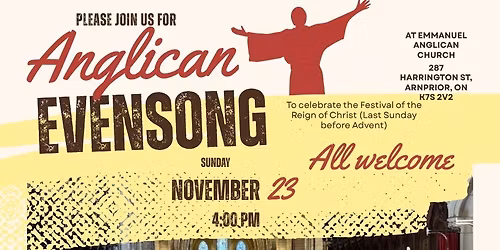 Traditional BCP Evensong Service