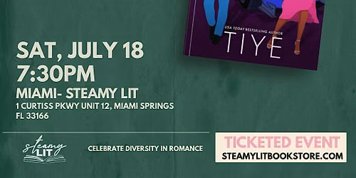 Celebrate the release of Madly Driven by Tiye at Steamy Lit Miami