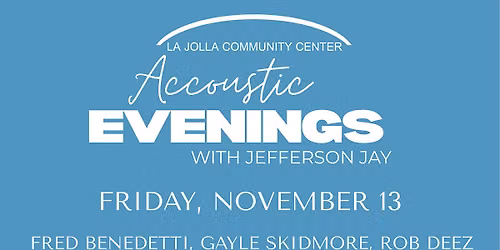 Acoustic Evenings, November 13