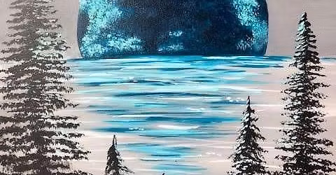 Paint and Sip Event: Blue Moon Rising