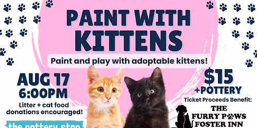 08\/17 | Paint with Kittens | 6:00 pm