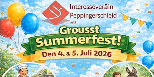 Grousst Summerfest an der Peppingerschleid