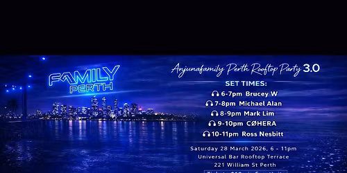 Anjunafamily Perth Rooftop Party 3.0