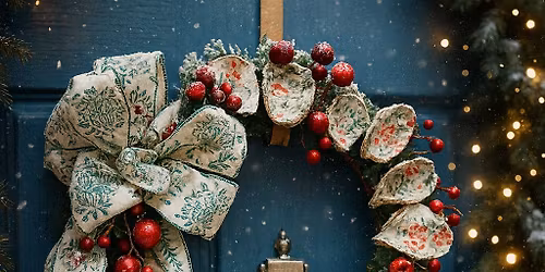 Oyster Shell Christmas Wreath Workshop