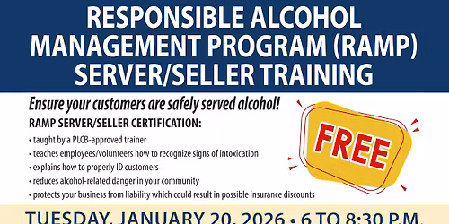 Responsible Alcohol Management Program (RAMP) Training