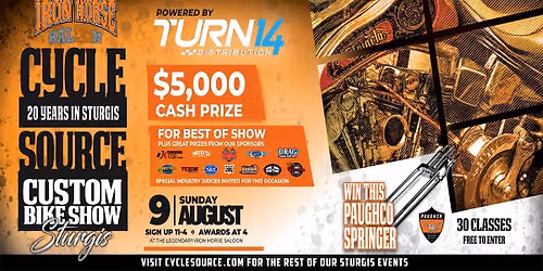 20th Annual Cycle Source Custom Ride In Bike Show
