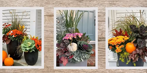 Fall Planters & Pro-Planting Tips with Susan Nock at Mahoney\u2019s Osterville