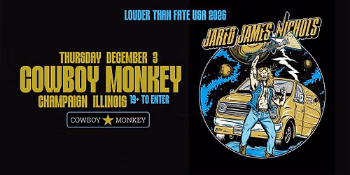 Jared James Nichols at Cowboy Monkey | Dec 3