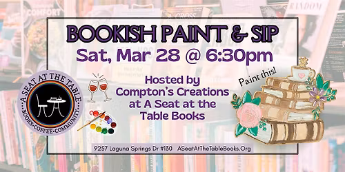 Bookish Paint and Sip Party