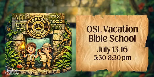 To Know His Name- Vacation Bible Fun 2026
