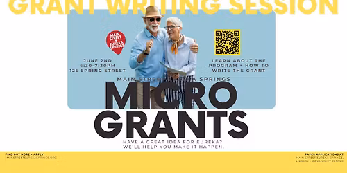 Community Microgrant Info + Writing Session
