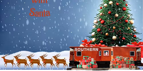 Pictures w\/Santa in the Caboose