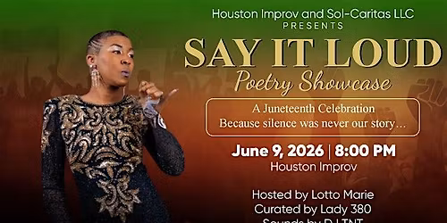 Say It Loud Poetry Showcase (The Voice of the Black Sheep)