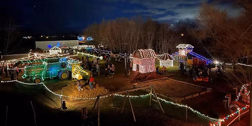 A Night with Santa and Lighted Orchard