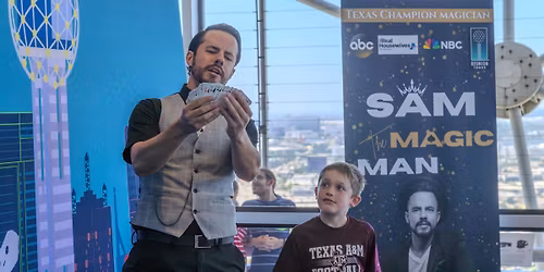 Sam the Magic Man at Reunion Tower