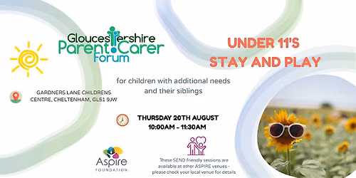 Aspire Under 11's Stay and Play August