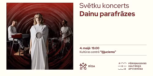 Sv\u0113tku koncerts "Dainu parafr\u0101zes". Aleksandras \u0160picbergas trio "AKA"
