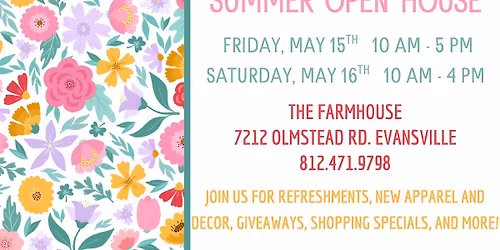 Summer Open House\u2600\ufe0f
