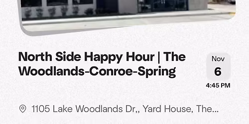 North Side Meetup - The Woodlands