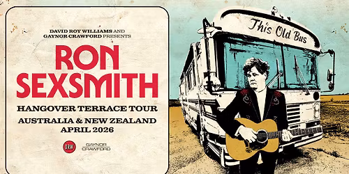RON SEXSMITH Hangover Terrace Tour | The Gov, Adelaide