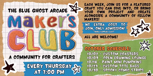 Maker's Club: Week 5 - Creepy Comic Strips