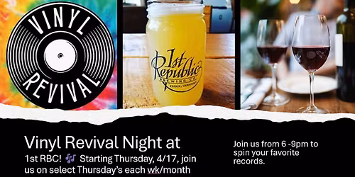 Vinyl Revival Nights @ 1st RBC