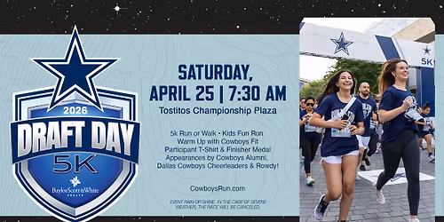 Dallas Cowboys Draft Day 5K 