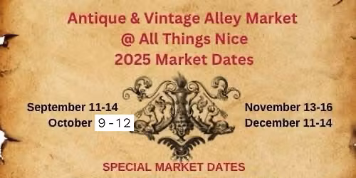 November Antique & Vintage Alley Sale