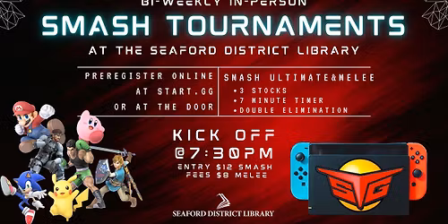 Smash Ultimate and Melee Tournaments
