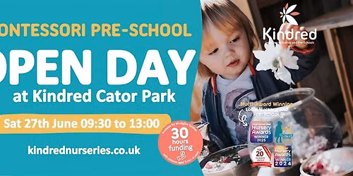 Kindred Cator Park Montessori Pre-School Open Day