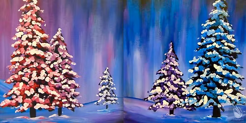 Date Night SET!  "Winter Splendor" Adult Class -Requires 2 seats.  
