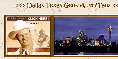 Dallas Texas Gene Autry Fans Christmas Lunch