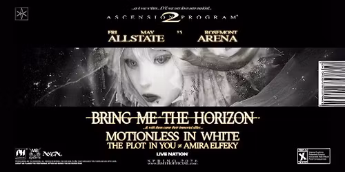 Bring Me The Horizon with Motionless In White, The Plot In You and Amira Elfeky