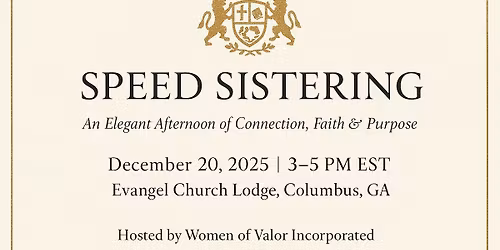 Speed Sistering- An elegant evening