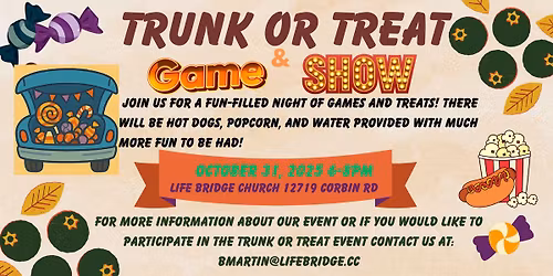 Trunk or Treat & Game Show