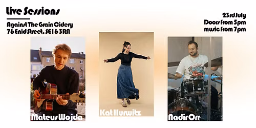 Kat Hurwitz Trio - Acoustic Gig @ Against The Grain Cidery, Bermondsey