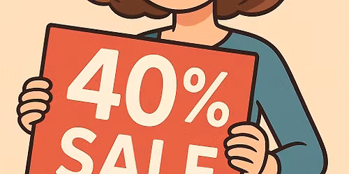 Pop up 40% off sale!