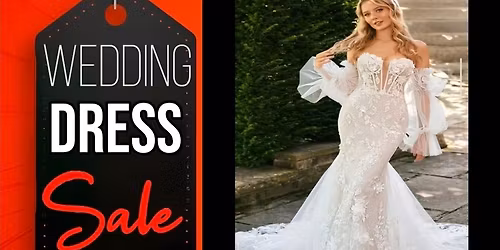 SAMPLE SALE SUNDAY ALL WEDDING DRESSES UNDER \u00a3799