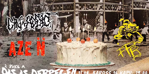 Dis is Debrecen vol.16 \u2013 M\u00c1SODIK SZ\u00dcLINAPUNK \u2013 FFB, AZE N\u0308, Din Addict | 11.08. BAROSS 16.