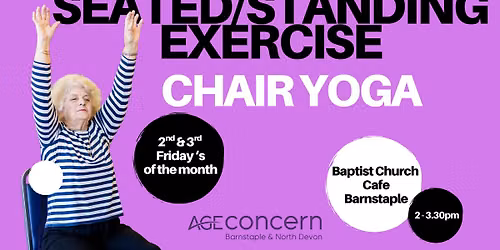 Seated\/standing Chair exercise - Yoga