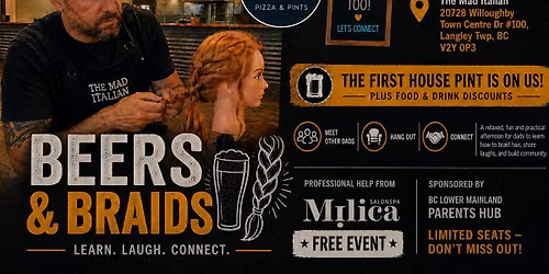 Beers and Braids \/ A Dads Day out