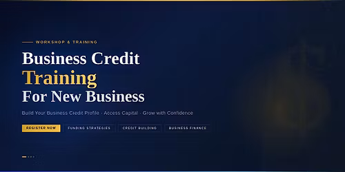 Business Credit Training for Small Business and Entrepreneurs